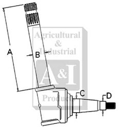 UJD00250    Spindle---Replaces AT76138